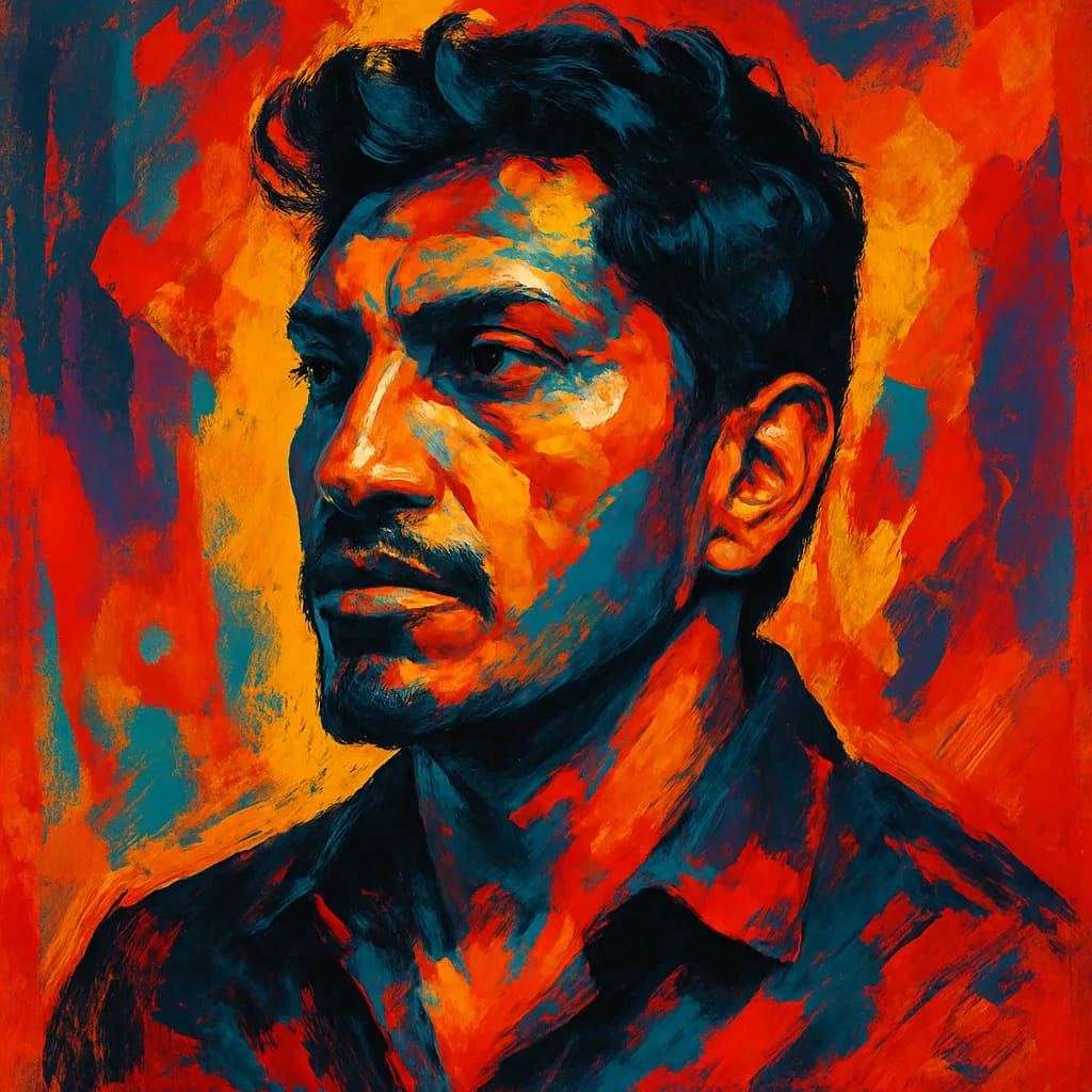 Portrait of Tenoch Huerta