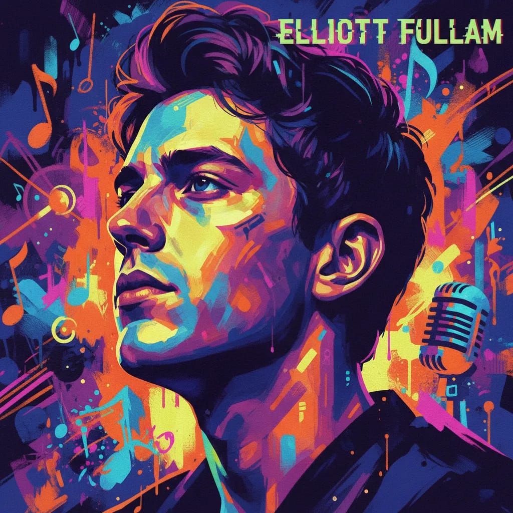 Artistic portrait of Elliott Fullam