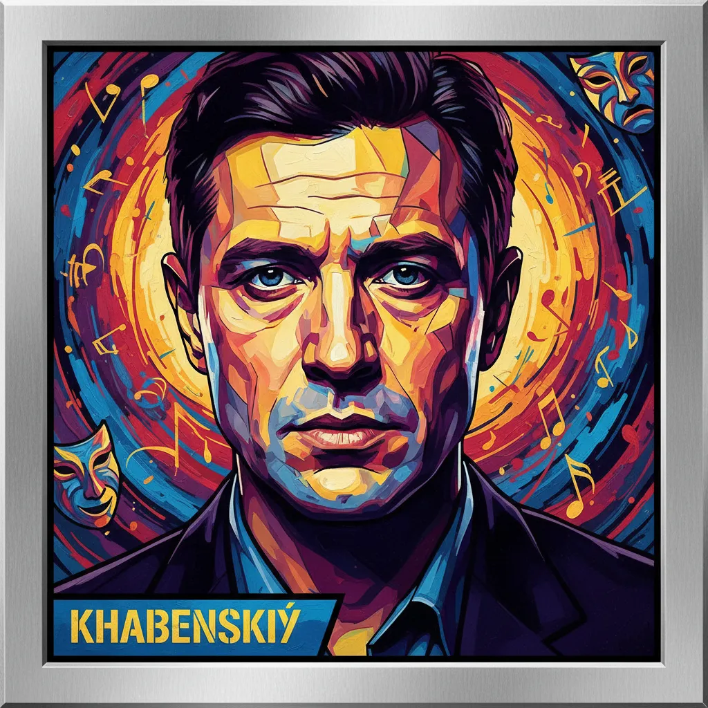 Artistic portrait of Konstantin Khabenskiy