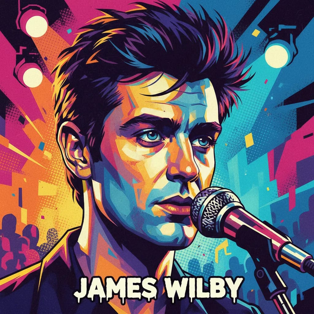 Artistic portrait of James Wilby