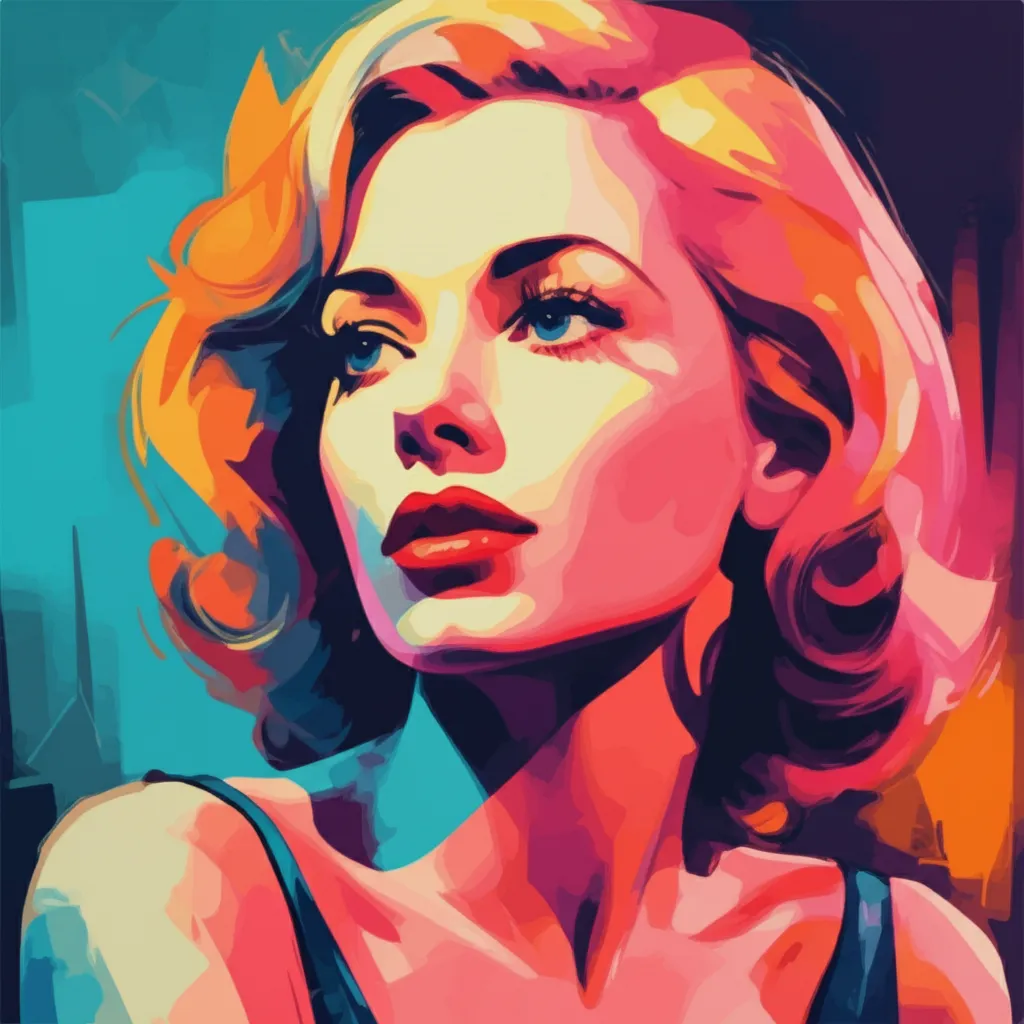 Artistic portrait of Coleen Gray