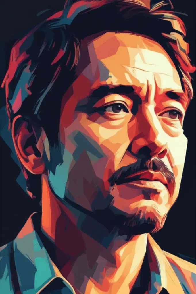 Artistic portrait of Ronnie Del Carmen