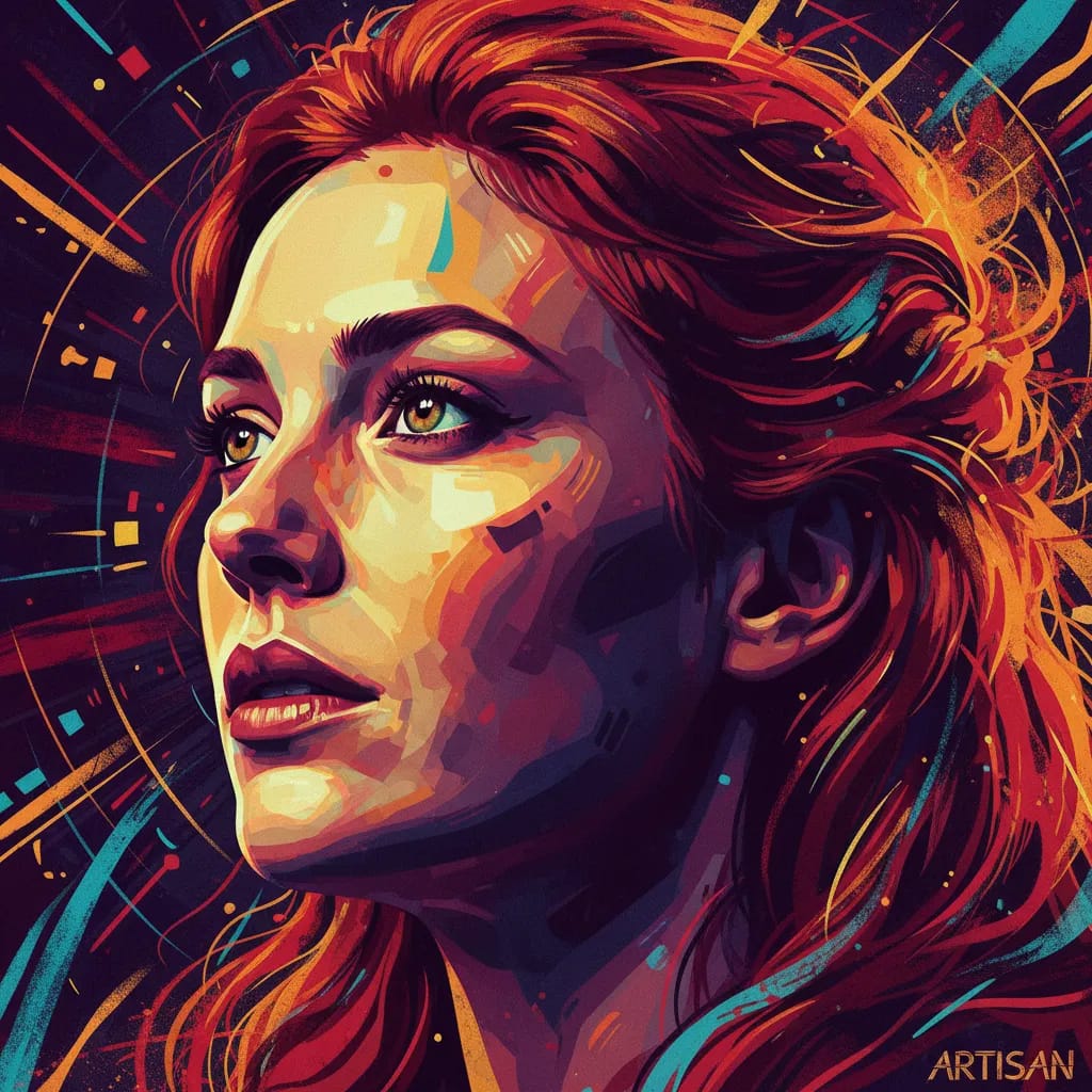 Artistic portrait of Eleanor Tomlinson