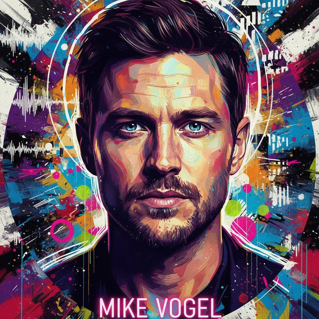 Artistic portrait of Mike Vogel