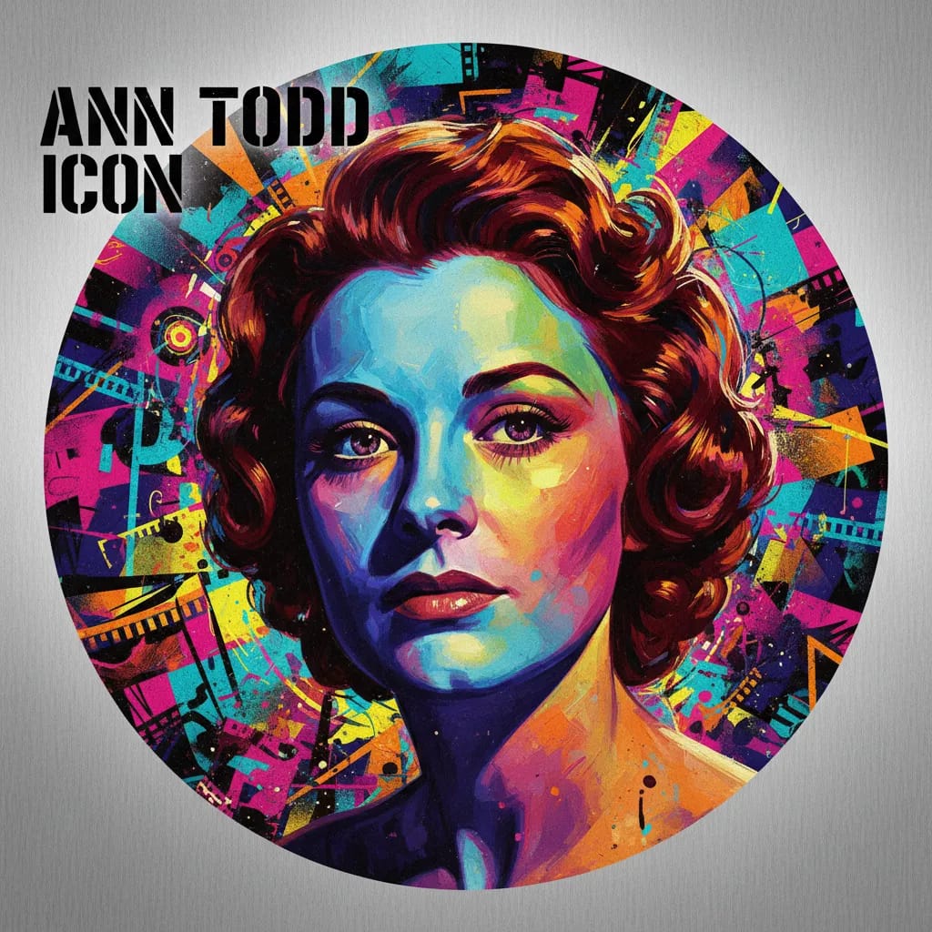 Artistic portrait of Ann Todd