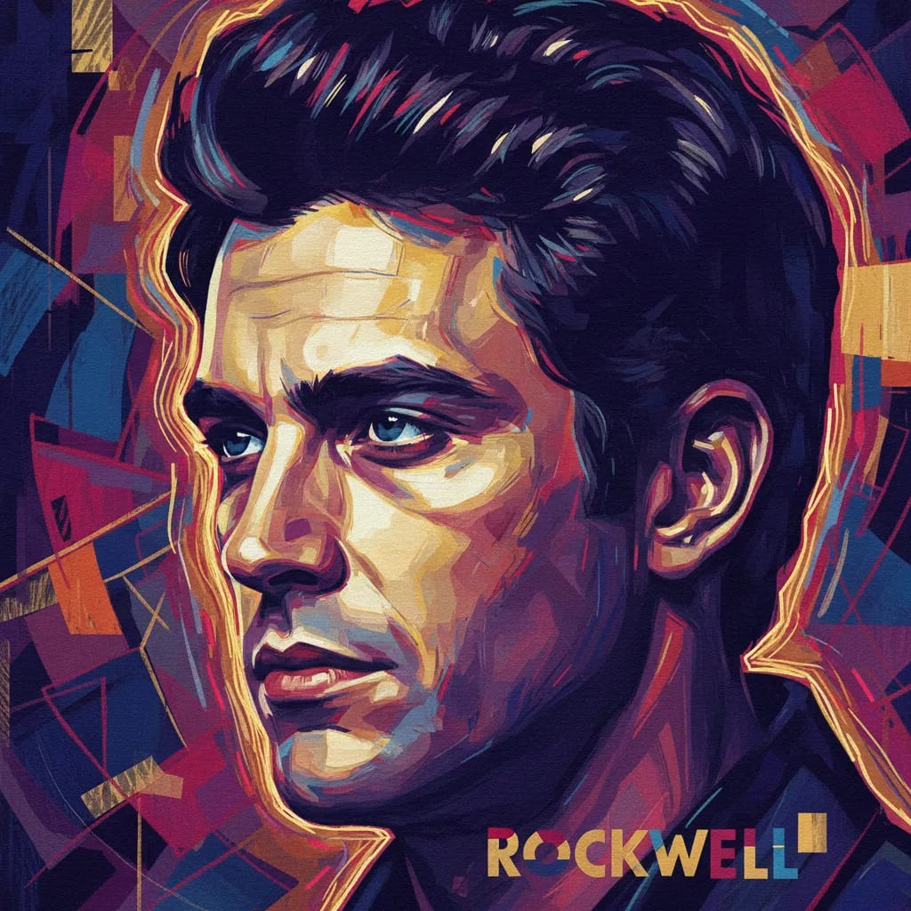 Artistic portrait of Alexandre Rockwell