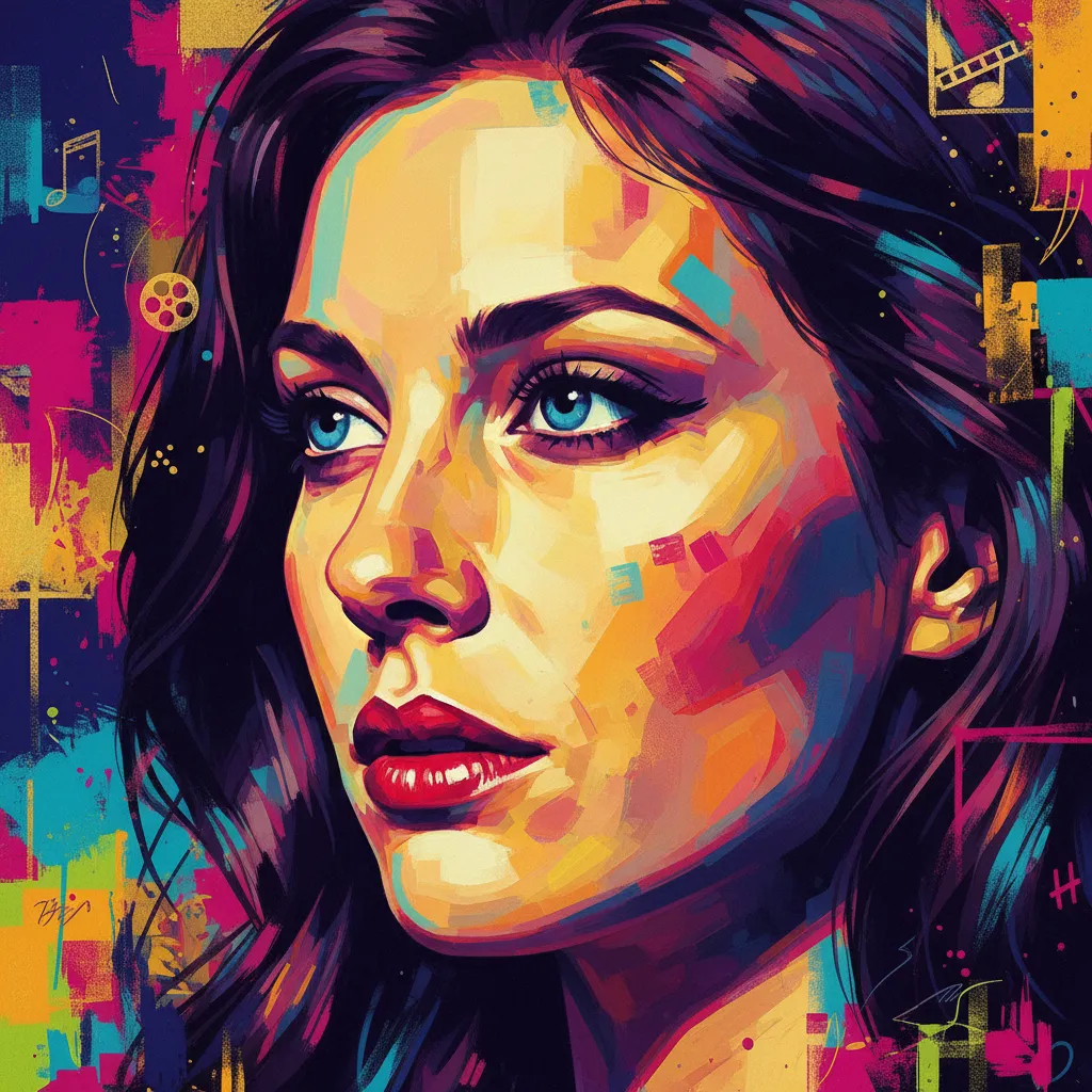 Artistic portrait of Adrienne Shelly