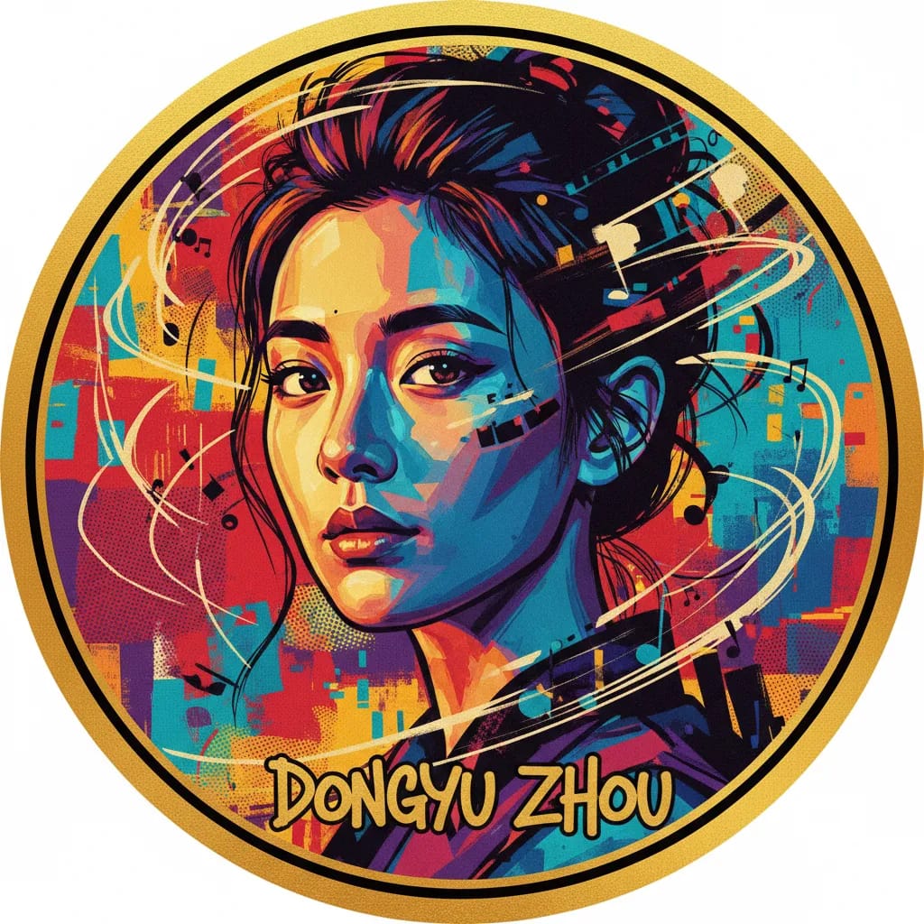 Artistic portrait of Dongyu Zhou
