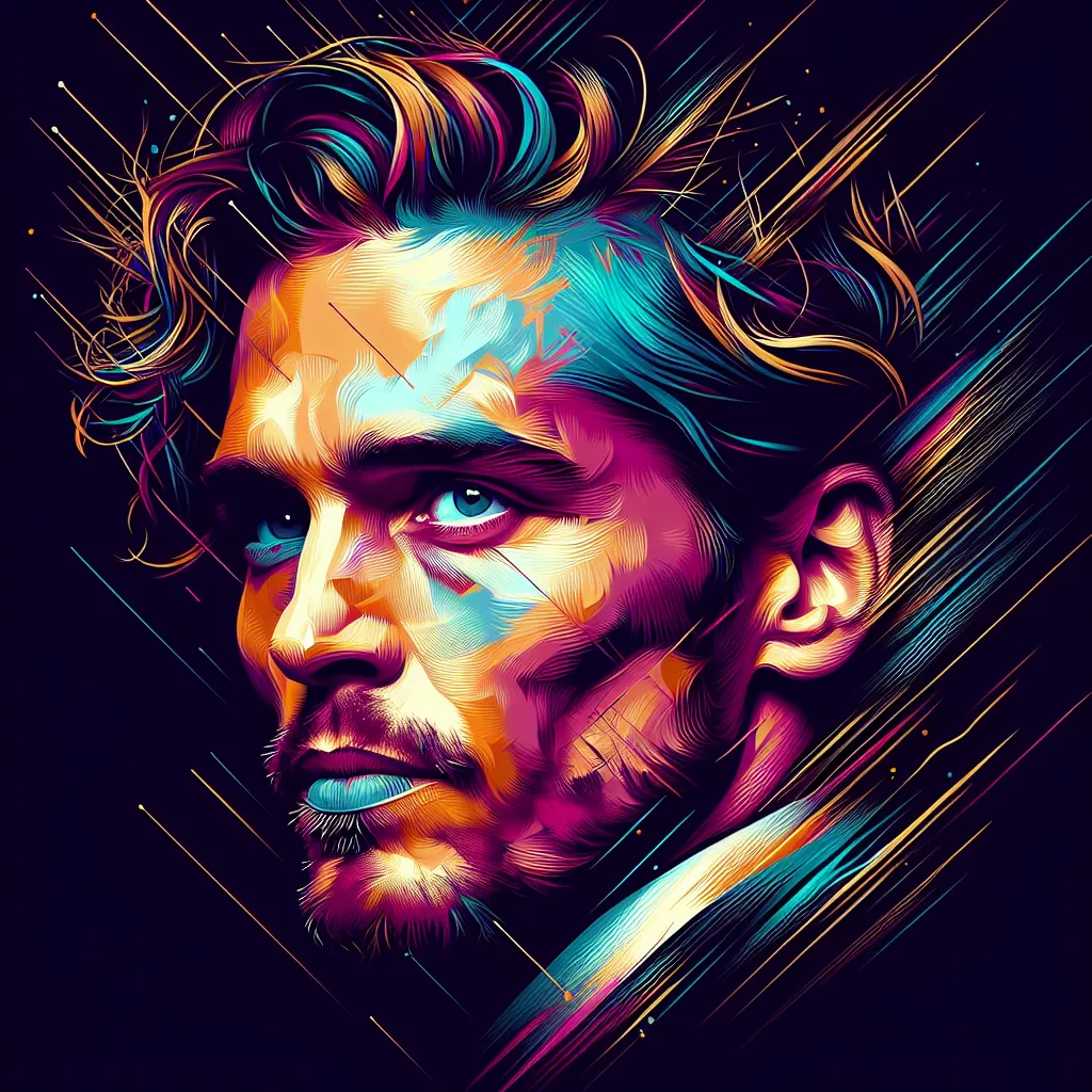 Artistic portrait of Alexis Wajsbrot