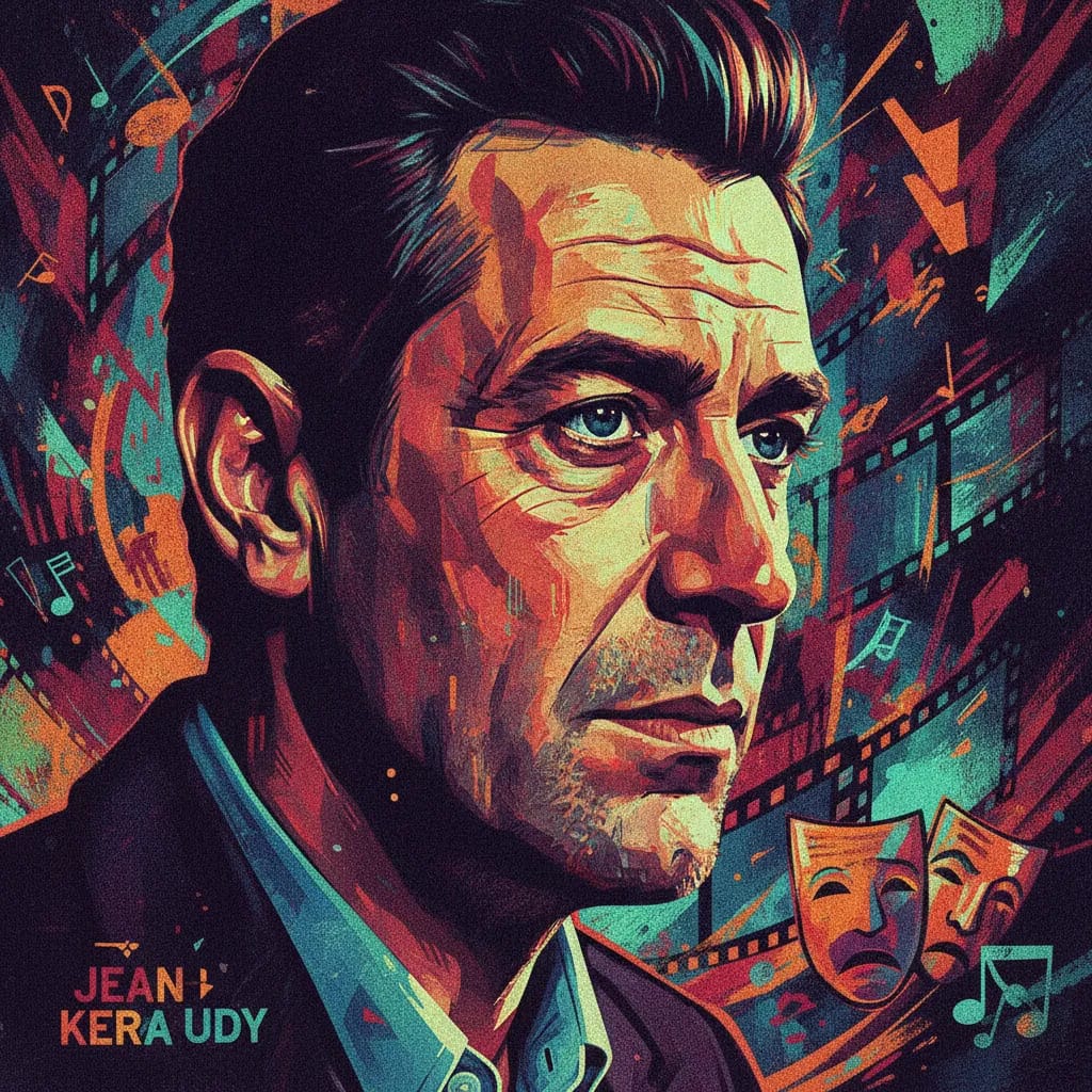 Artistic portrait of Jean Keraudy