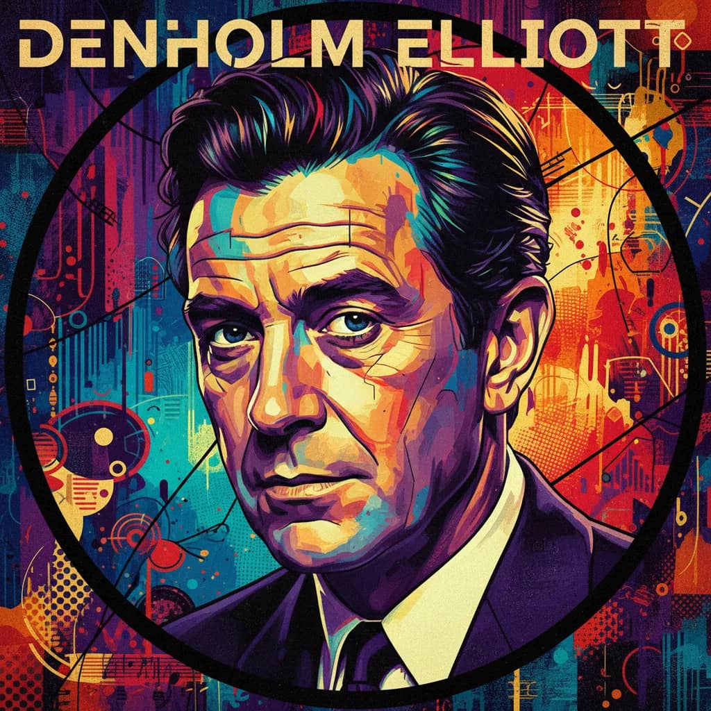 Portrait of Denholm Elliott