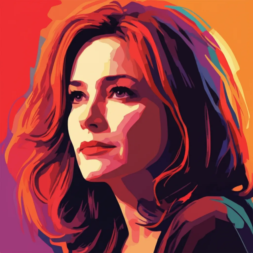 Artistic portrait of Mary Mara