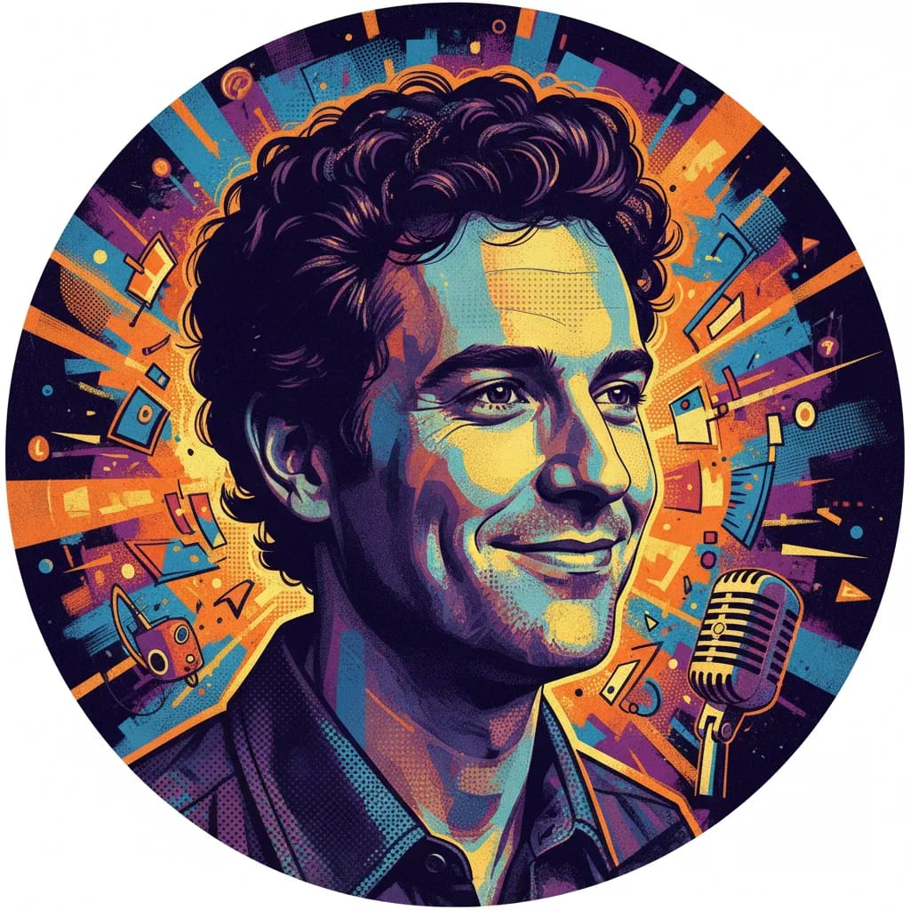 Artistic portrait of Paul Rust