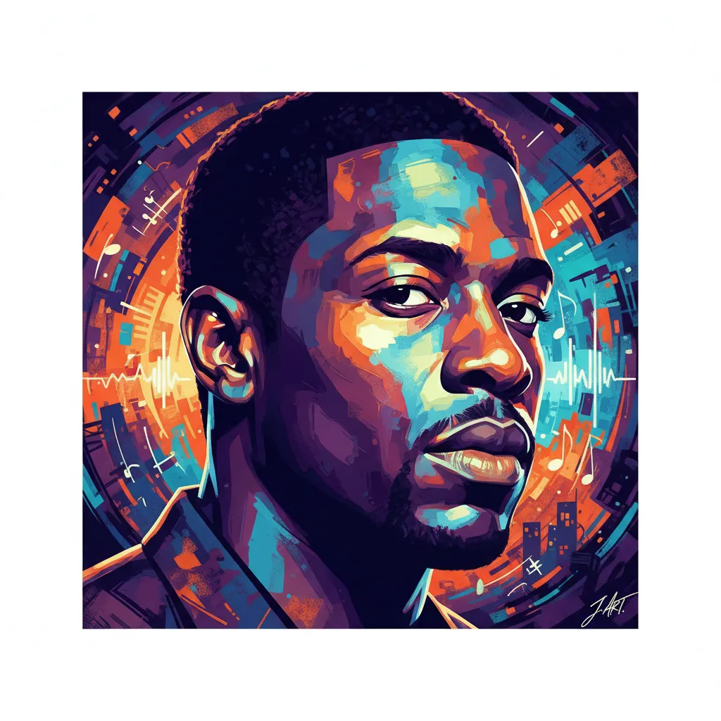 Artistic portrait of Jermaine Hopkins