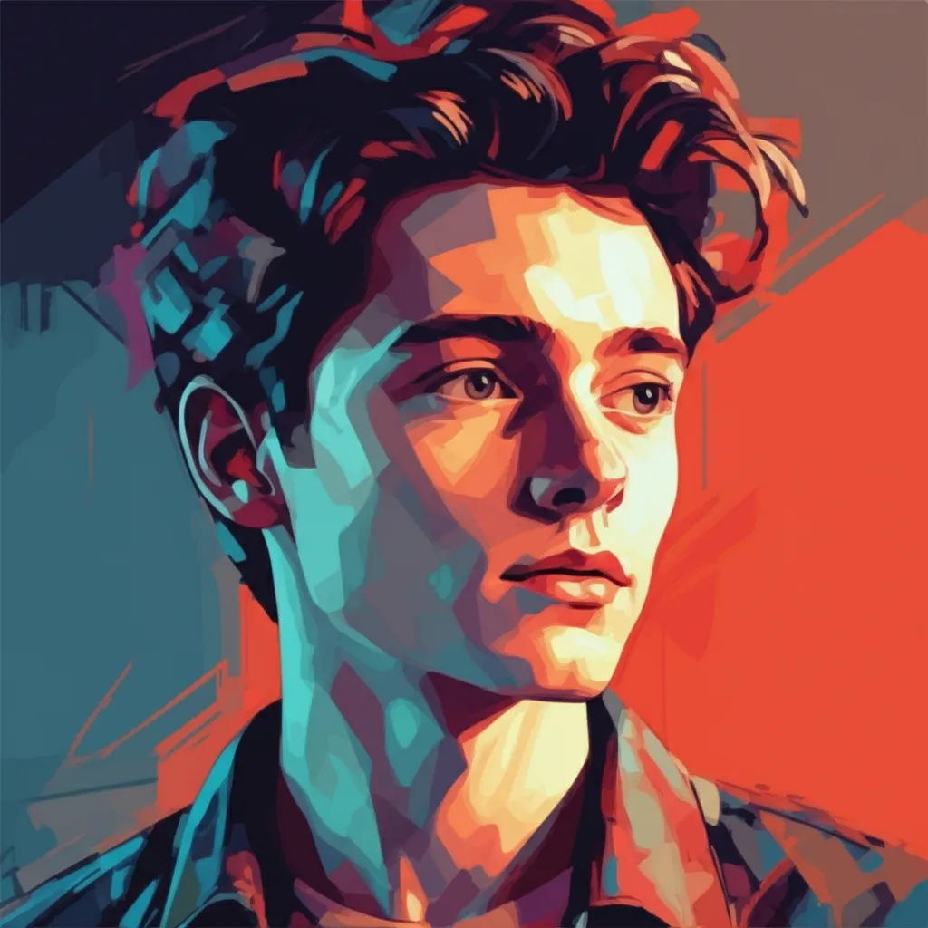 Artistic portrait of Charlie Korsmo