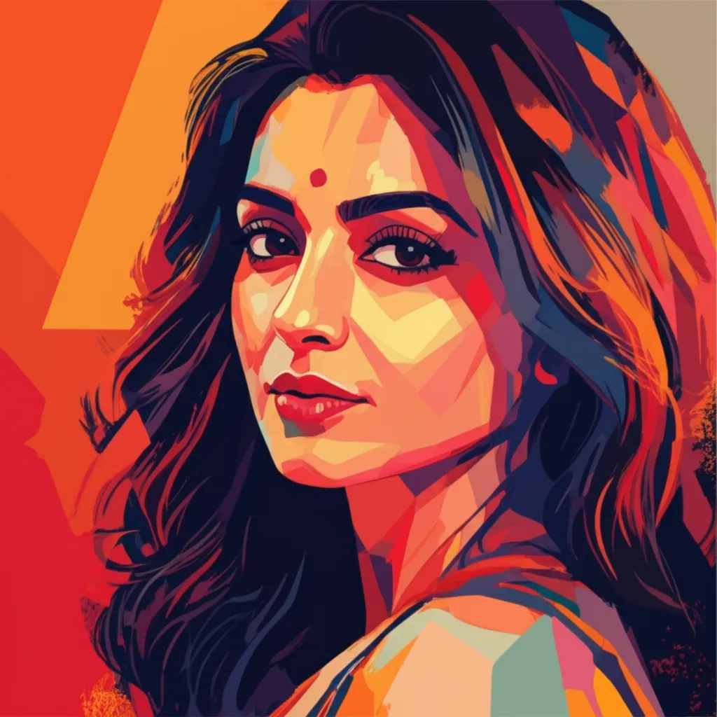 Artistic portrait of Mahie Gill