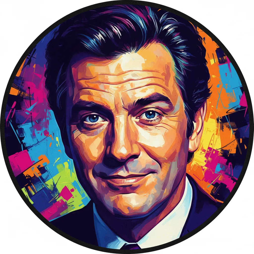 Artistic portrait of Harvey Korman