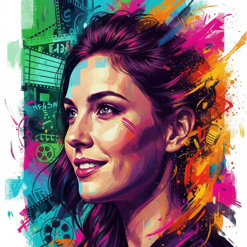 Artistic portrait of Laurence Leboeuf
