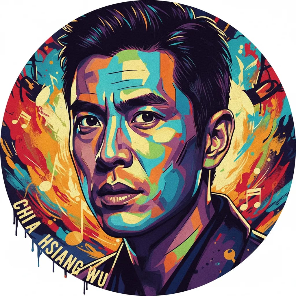 Artistic portrait of Chia-Hsiang Wu