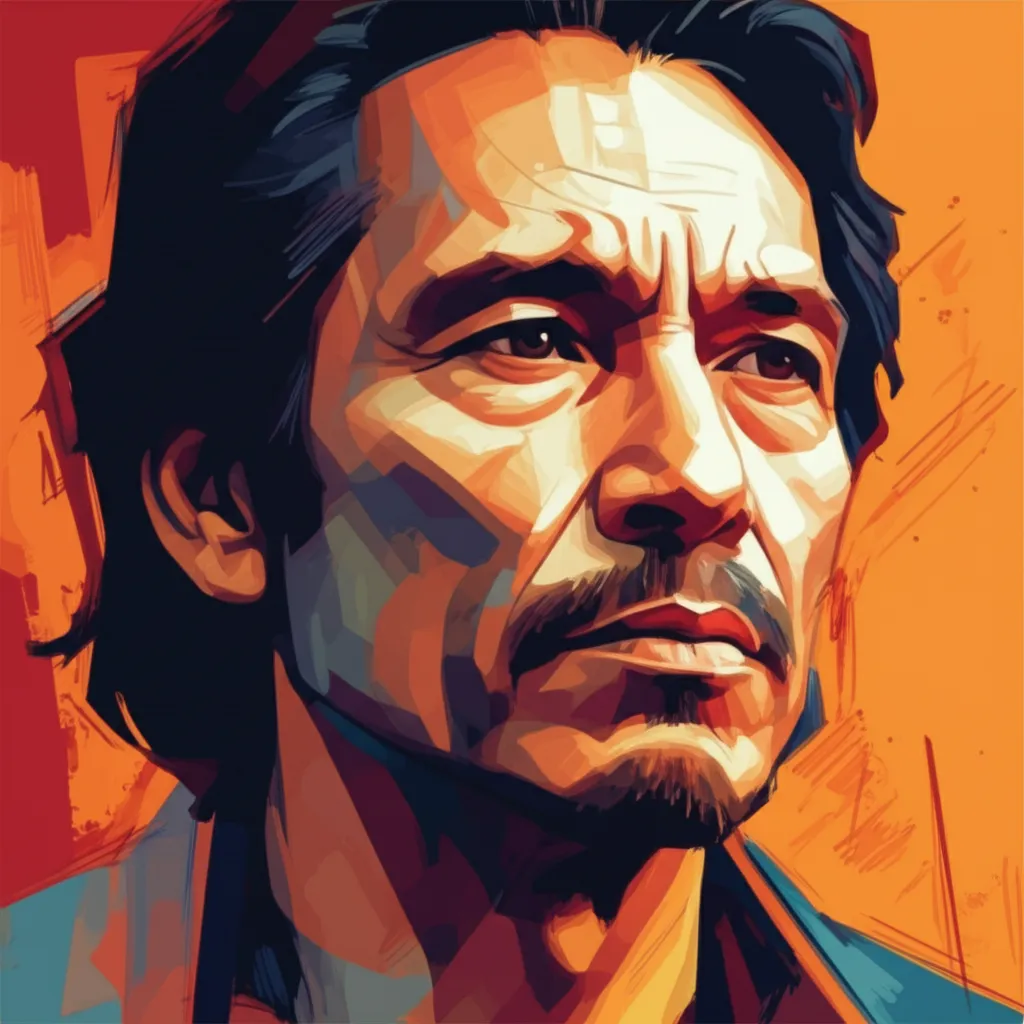 Artistic portrait of Raoul Max Trujillo