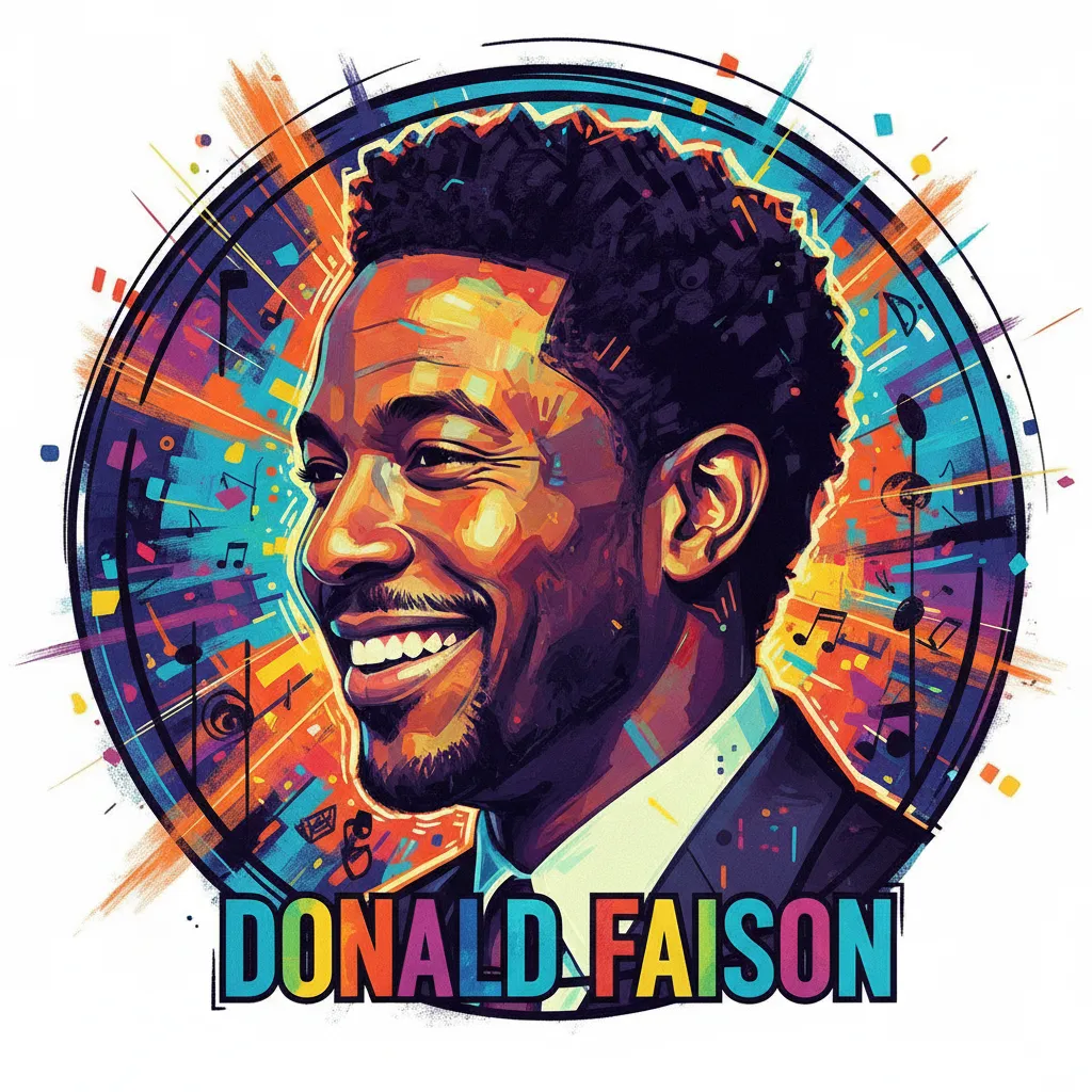 Artistic portrait of Donald Faison