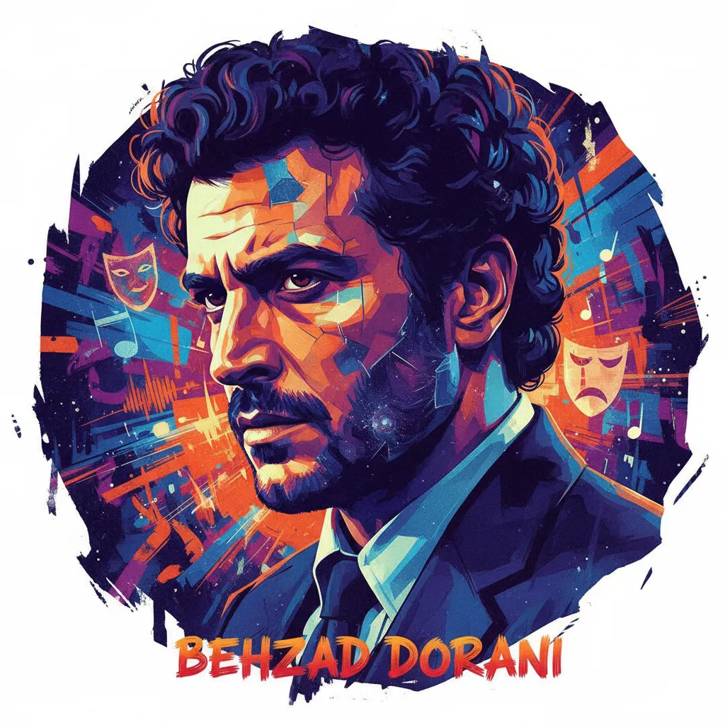 Artistic portrait of Behzad Dorani