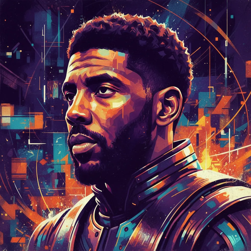 Portrait of Kyrie Irving