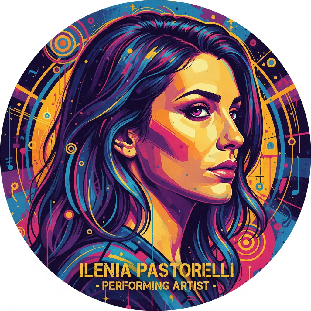 Artistic portrait of Ilenia Pastorelli