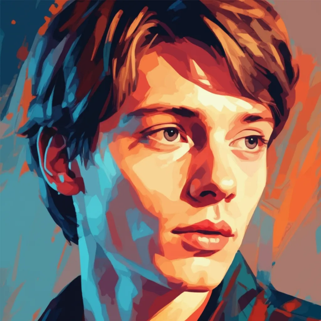 Artistic portrait of Vladimir Garin