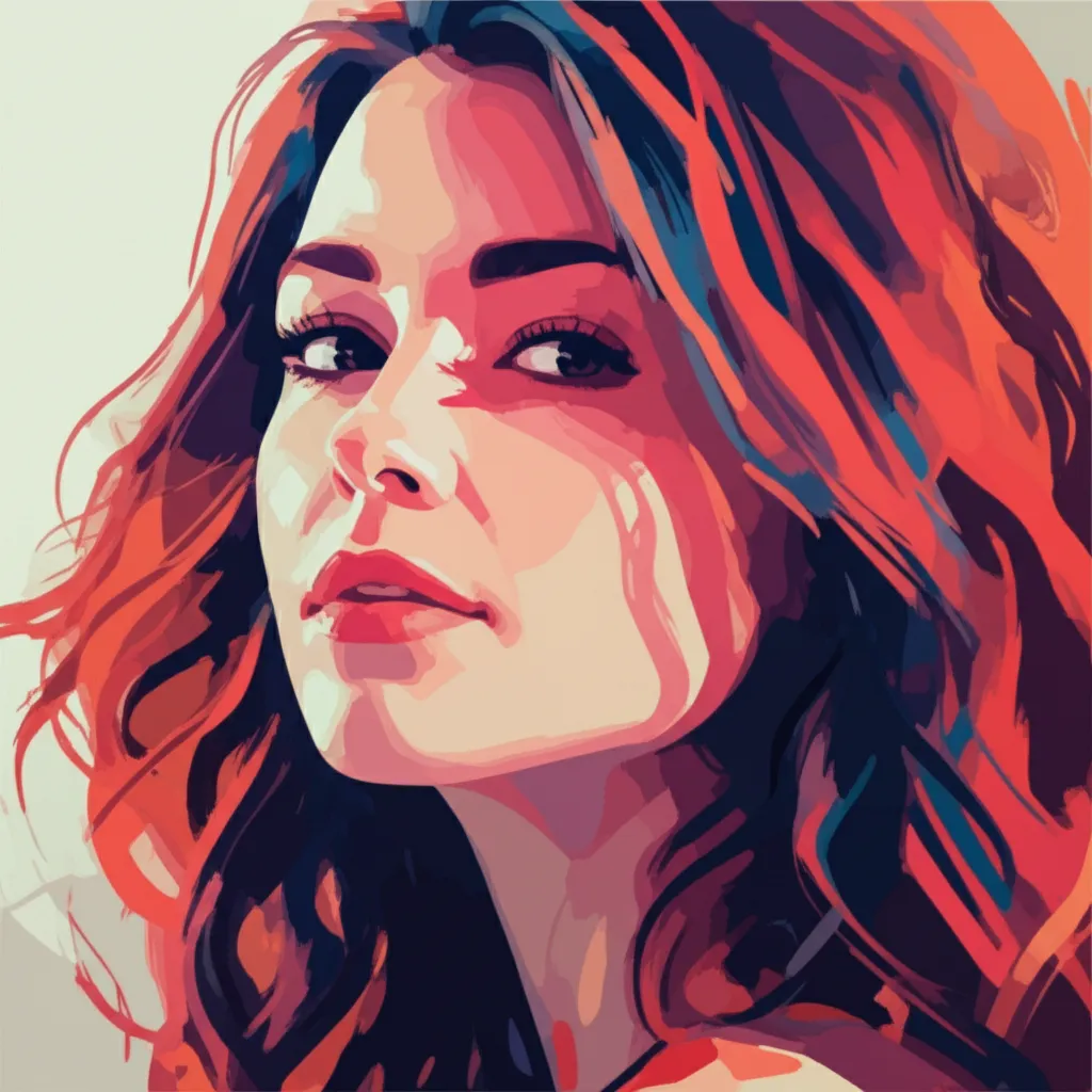 Artistic portrait of Courtney Barilla