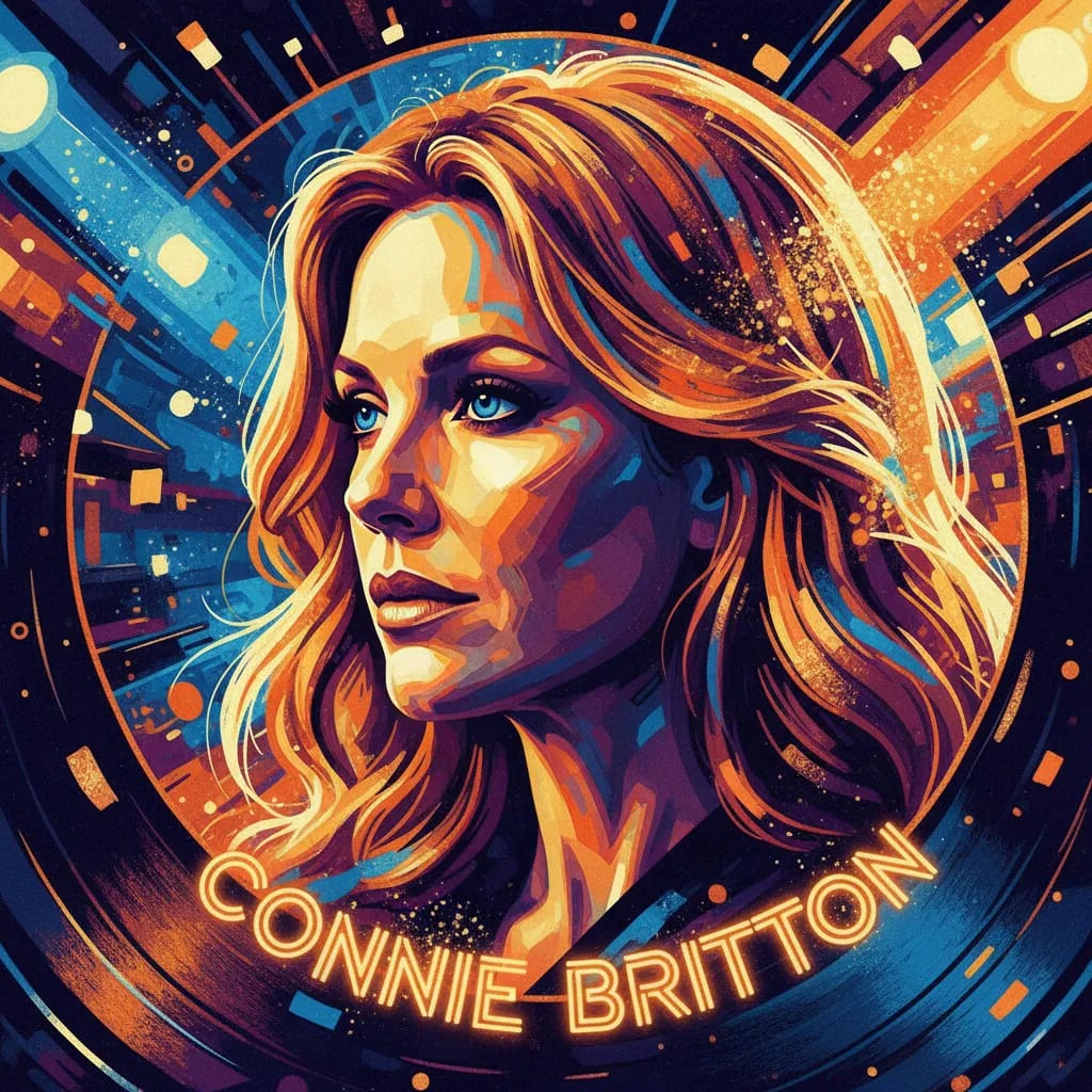 Artistic portrait of Connie Britton