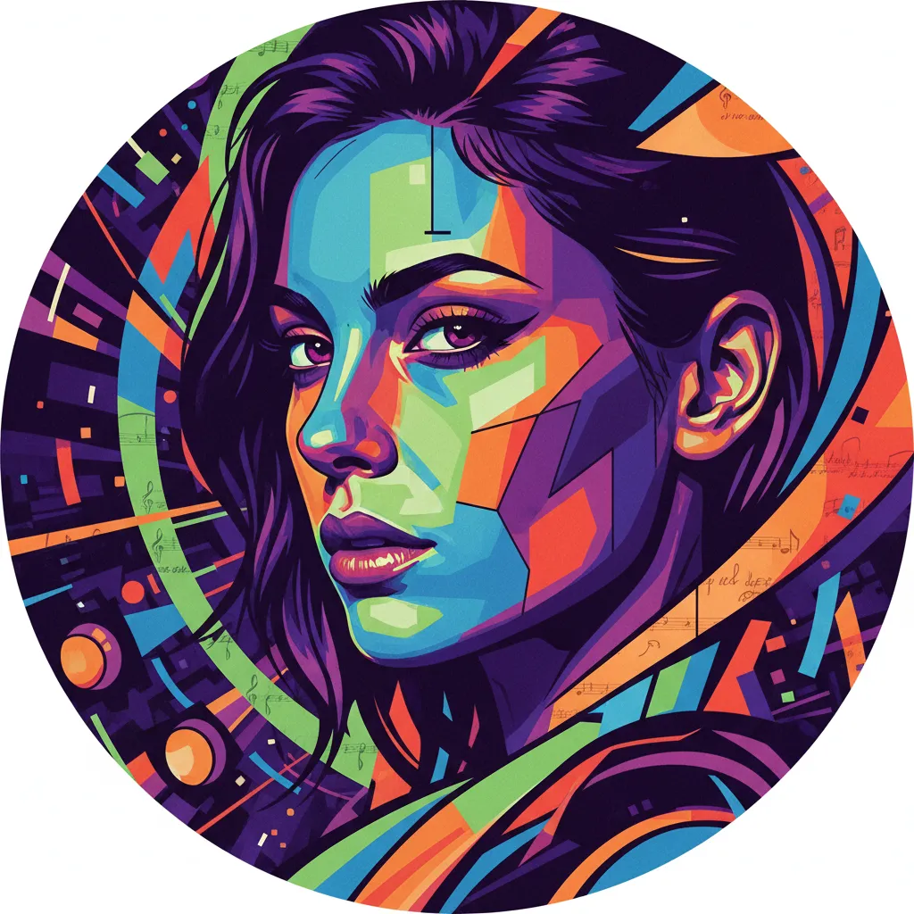 Artistic portrait of Roxane Mesquida