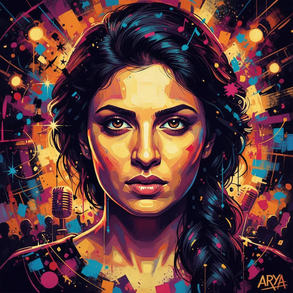 Artistic portrait of Arya