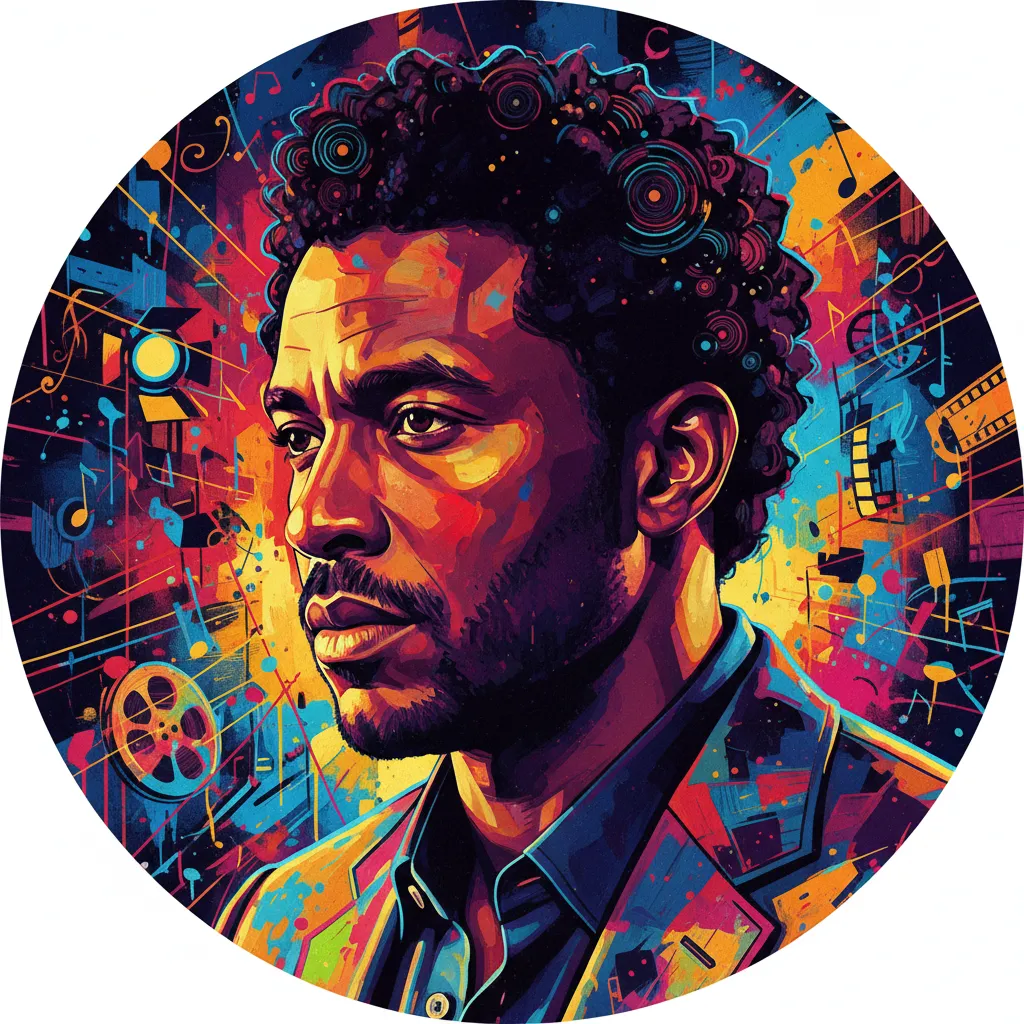 Artistic portrait of Noel Clarke