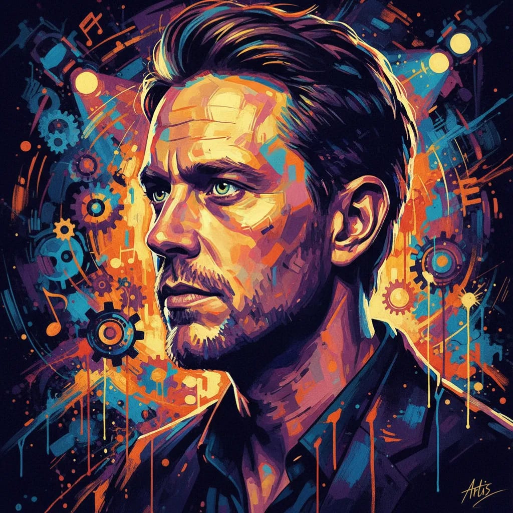 Artistic portrait of Brede Fristad