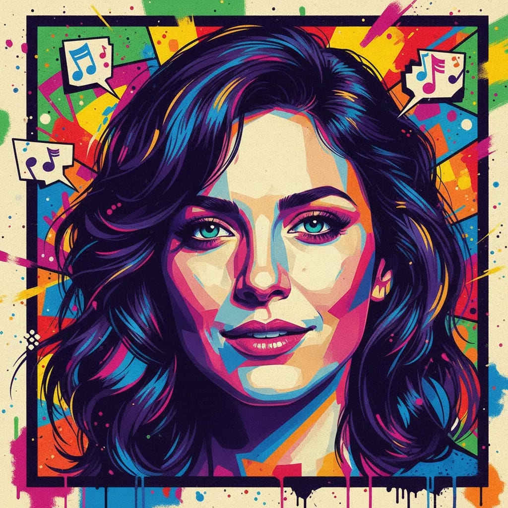 Artistic portrait of Muriel Santa Ana