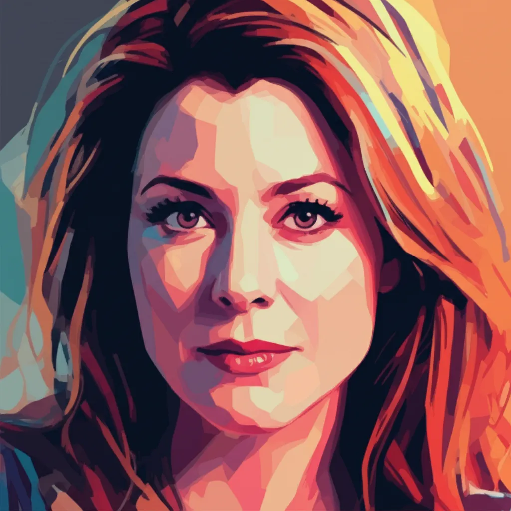Artistic portrait of Judy Greer
