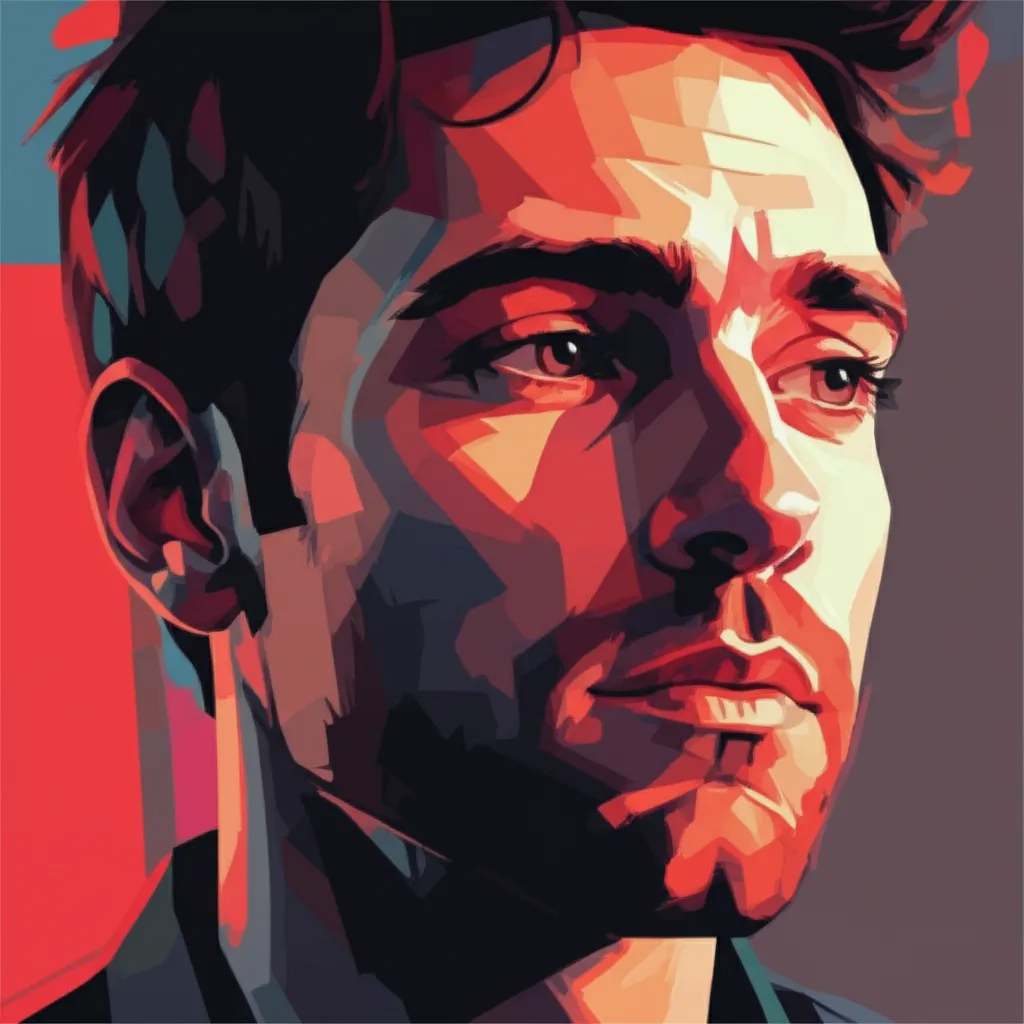Artistic portrait of Michael Stahl-David