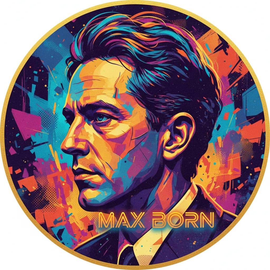Artistic portrait of Max Born