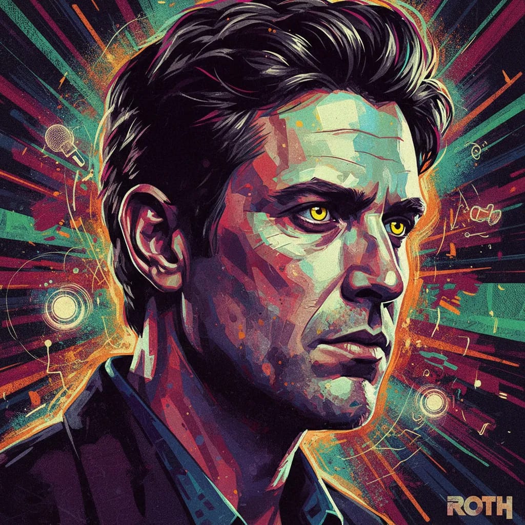 Artistic portrait of Eli Roth