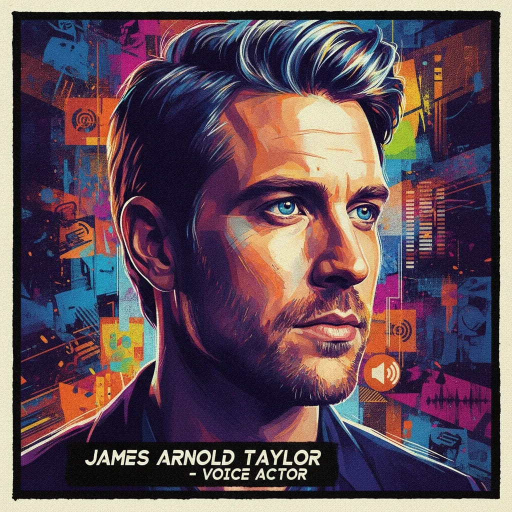 Artistic portrait of James Arnold Taylor