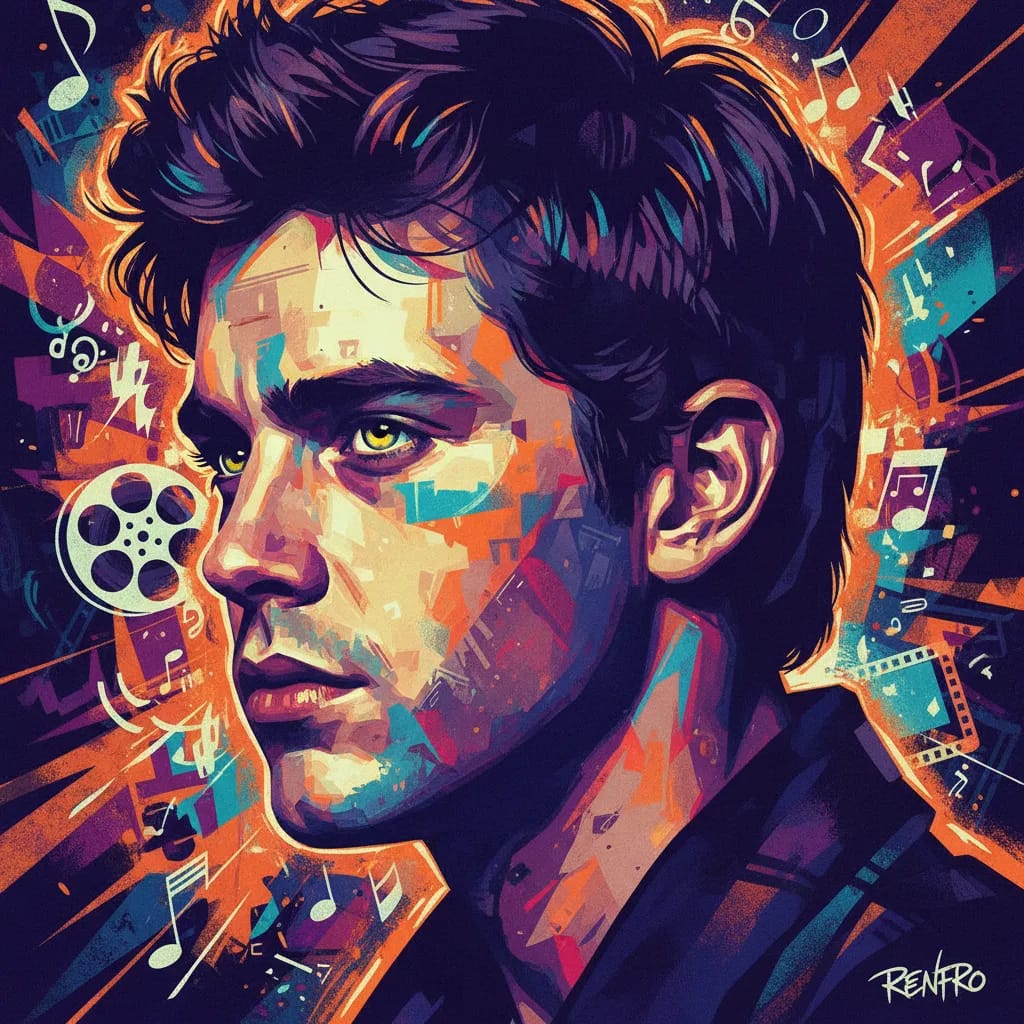 Artistic portrait of Brad Renfro