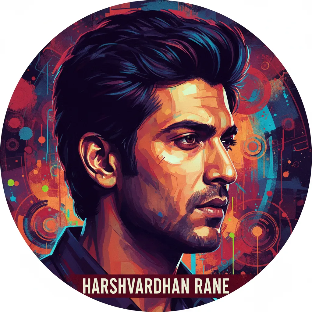 Artistic portrait of Harshvardhan Rane