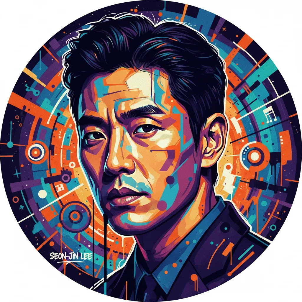 Artistic portrait of Seon-jin Lee
