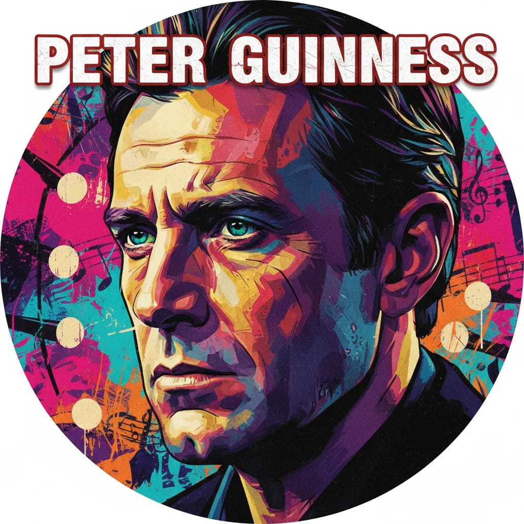 Artistic portrait of Peter Guinness