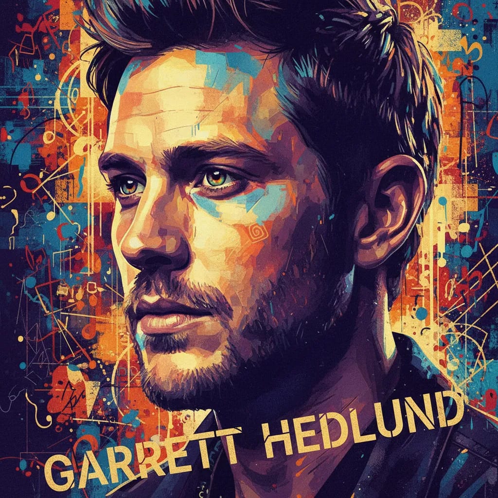 Artistic portrait of Garrett Hedlund