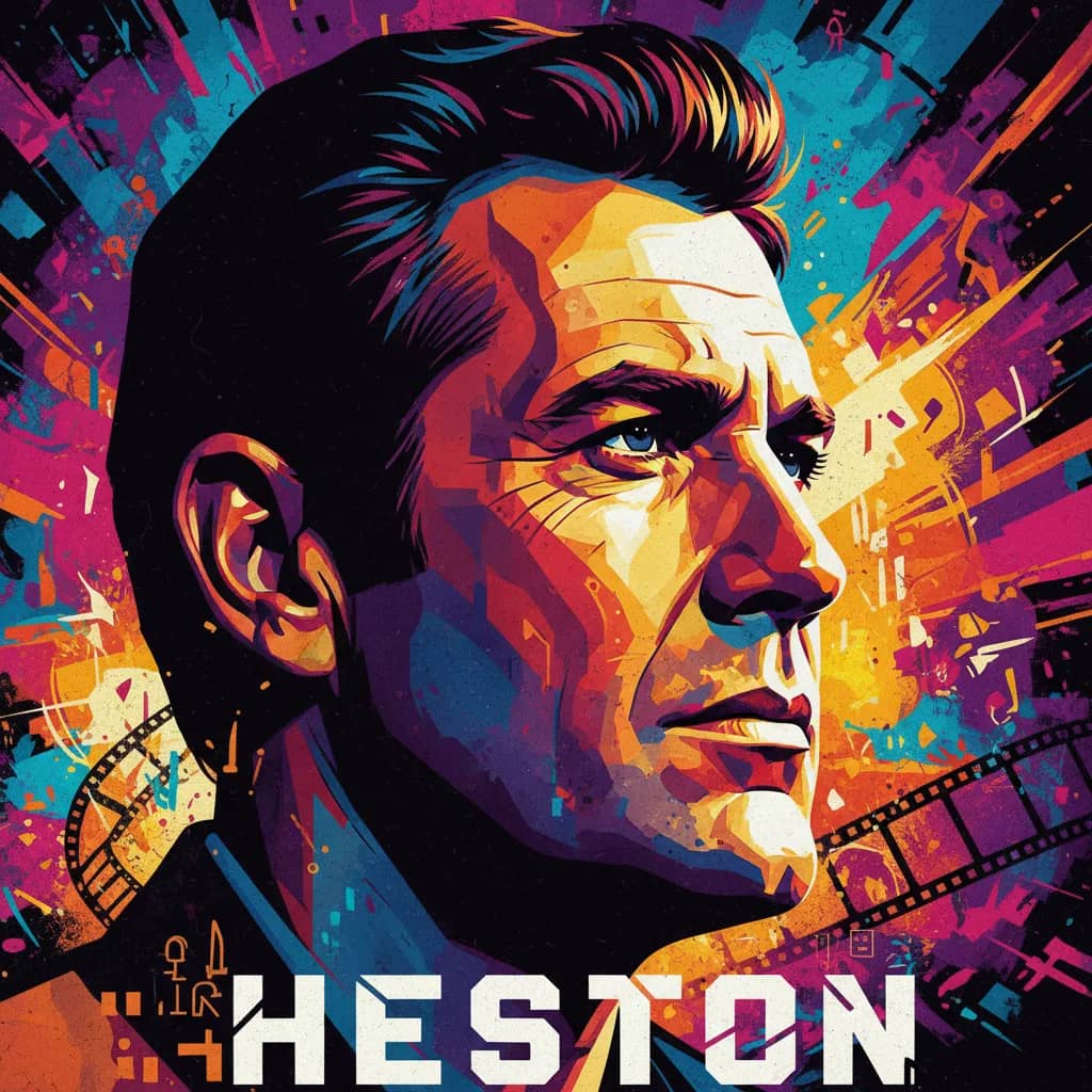 Portrait of Charlton Heston