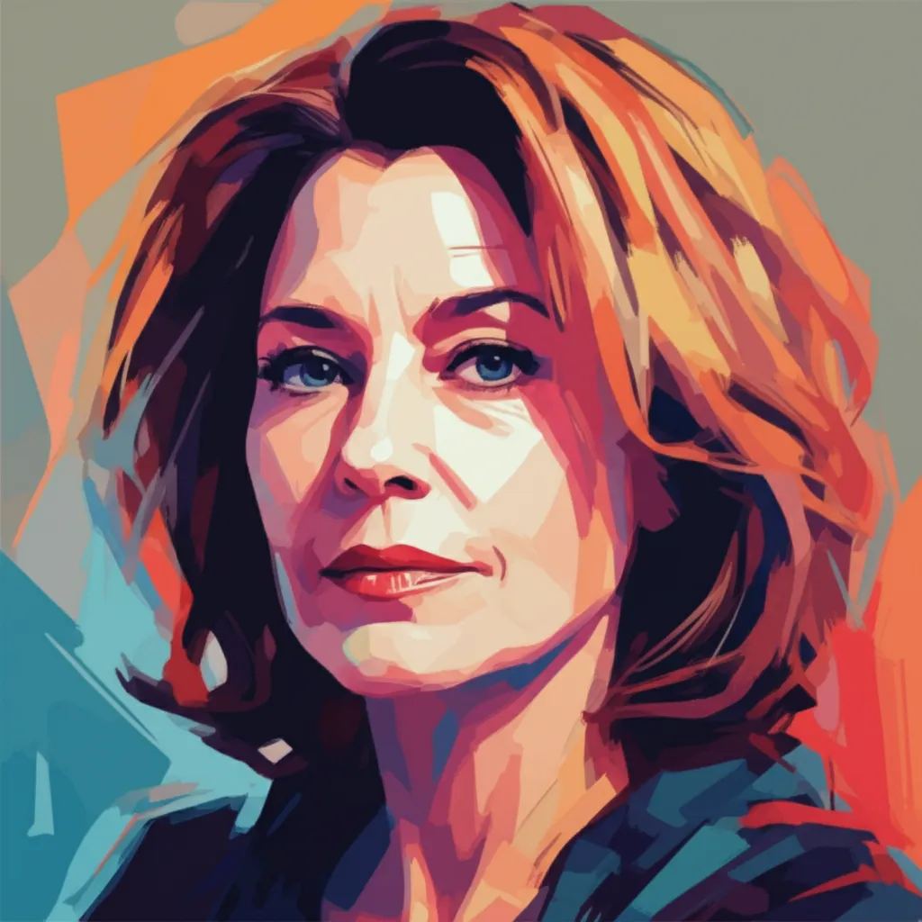 Artistic portrait of Melissa Leo