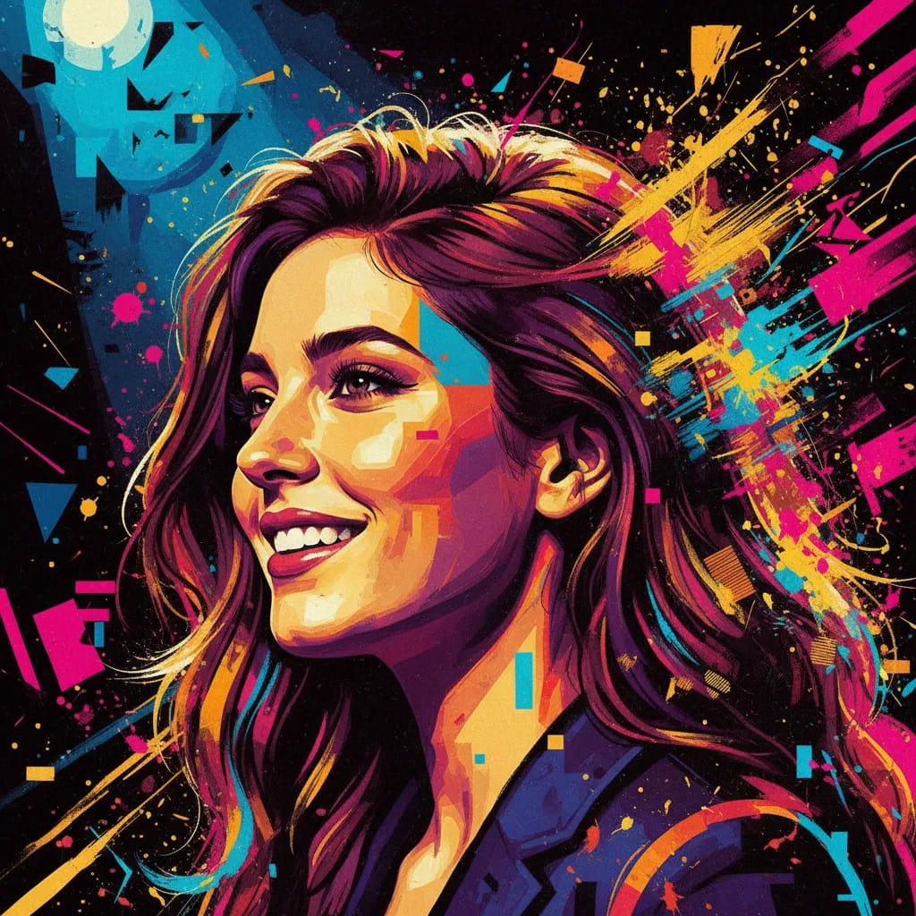 Artistic portrait of Alana Haim