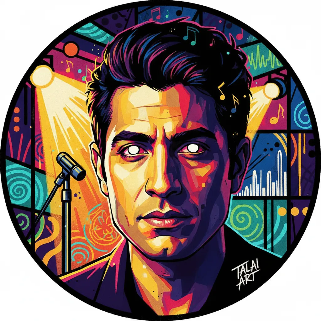 Artistic portrait of Amir Talai